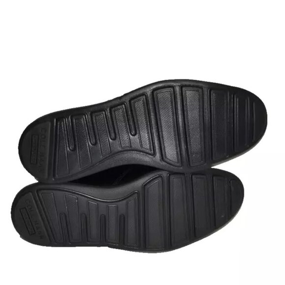 New! Cole Haan Original Grand Chukka Black Leather C28212 7 M DD462